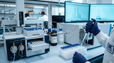 HPLC and mass spectrometry peptide testing, showing a laboratory HPLC chromatogram and mass spectrum used to assess peptide purity and molecular identity.