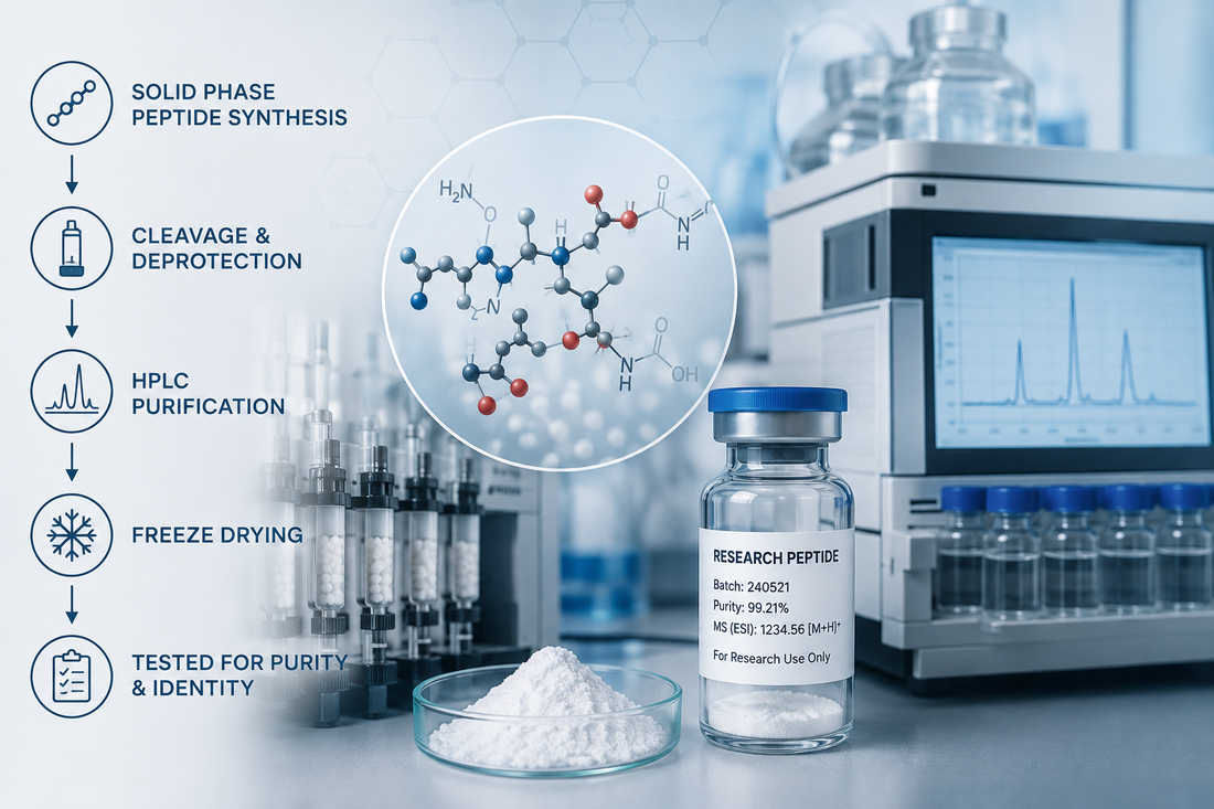 How Research Peptides Are Manufactured and Tested