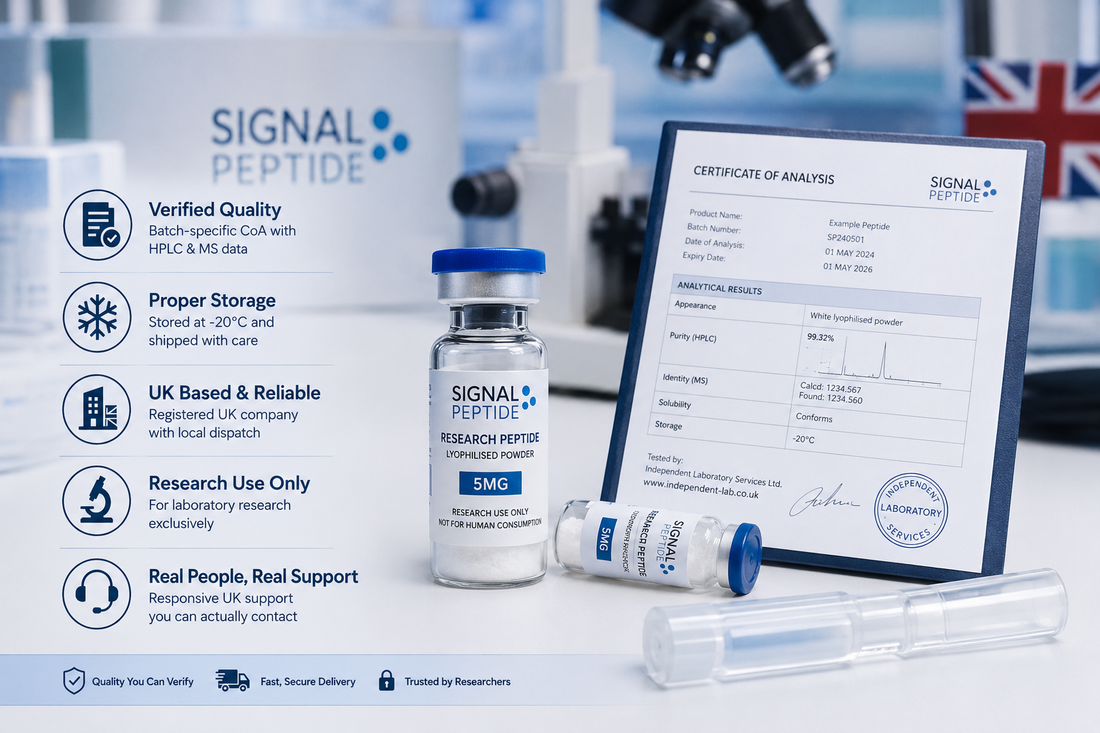 How to Evaluate a Research Peptide Supplier in the UK